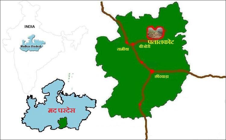 Bharia Tribe location- Map Bharia Tribe location- Map